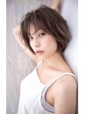 ひし形ボブ×前髪あり×ショートカット/髪質改善