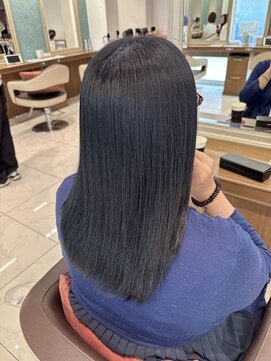 アッシュ 下北沢店(Ash) 髪質改善縮毛矯正で乾かしただけでツヤサラ