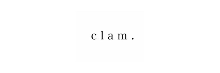 クラム(clam.)のサロンヘッダー