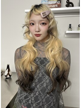 ステン(sten) ハイトーンロング/デザインカラー/エンドカラー/裾カラー