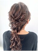 long  hair arrange