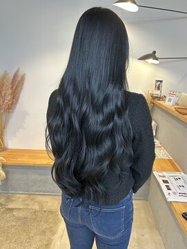 ピスタ(PiSTA) 黒髪カタログ/クラゲヘアー/オリーブグレー/千葉駅