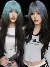 ナナ(NANA)&nbsp;ピンク・ミルクティーベージュ・レイヤーカット・ケアブリーチ