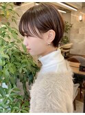 髪質改善/大人ガーリー/似合わせカット/ショートボブ前髪/仙台