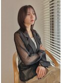 イメチェン ボブ 外ハネボブ 美髪 ホワイトブロンド 韓国