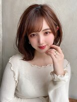 エイミーバイアフロートザガーデン 浦和店(amie by afloat the garden) 顔周りカットで小顔◎ふんわり外ハネボブ【浦和】
