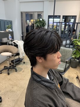 アロー 船橋店(AROH) MEN’S HAIR/波巻きツイストスパイラル/リバースセンターパート