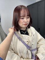 コエ(koe') ブリーチなしチェリーレッド*レイヤーボブ