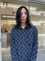 ワビ 本町店(wabi)&nbsp;メンズレイヤーロングパーマ