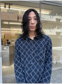 メンズレイヤーロングパーマ