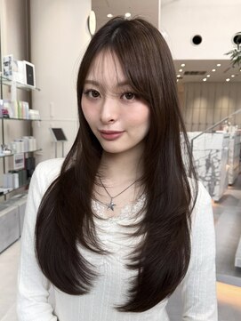 ミンクス 原宿店(MINX) レイヤーロングレイヤーベージュカラー透明感カラー垢抜けカット