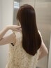 【とし指名】カット+ケアカラー+プレミアム美髪ストレート ¥40,150→¥36,135