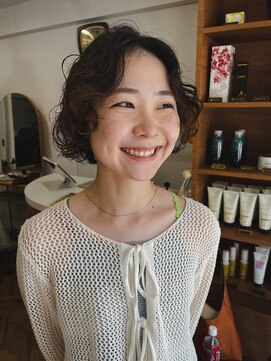 ハク メゾン(HaKU maison) ショートボブパーマ/前髪パーマ/前上がりボブパーマ