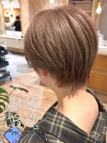 ピクチャー(PICTURE) ショート/ダブルカラー/ブリーチ/リタッチブリーチ/ベージュ