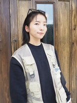 ブルーヘンビレッジ(bluhen village)&nbsp;切りっぱなしボブ×艶感ストレート
