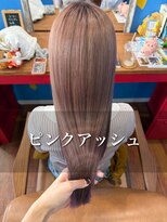 パディントン(Paddington)&nbsp;透明感が可愛い♪艶感ピンクアッシュ☆
