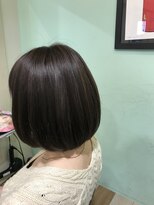 ラべリー 池袋(LOVELEY)&nbsp;お客様style76  モノトーンカラー ボブ