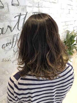 アース コアフュールボーテ 上越店(EARTH coiffure beaute) バレイヤージュグラデーション