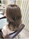 細めハイライト 立体感カラー
