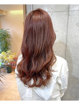 マノハル(MANOHARU) 【わだロング】オレンジベージュ×オージュアトリートメント