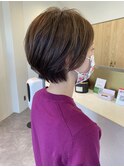 えりあしスッキリとしたショートボブスタイル☆
