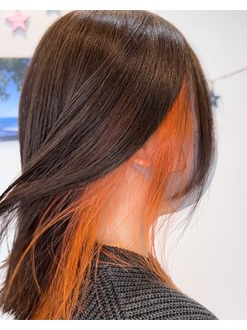 ラニハナクドウ(lanihana.kudo) +*~インナーオレンジwithクッキーベージュ~*+