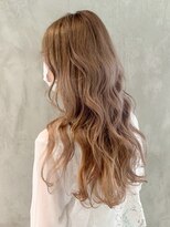 アイティーバイアルバム 下北沢店(IT by ALBUM)&nbsp;ミルクティーベージュ_ココアブラウンフリンジウェーブ_ba300691