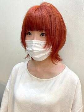 マジコ 下北沢本店(Magico) ダブルカラーオレンジベージュカラーケアブリーチハイトーン韓国