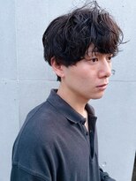 ニュアンスミルクウェーブパーマスタイル