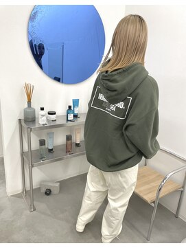 ケプカ(KEPKA) 切りっぱなし　ハイトーン　ミルクティー