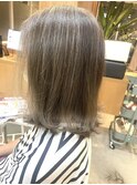 グレージュカラー/白髪ぼかしハイライト