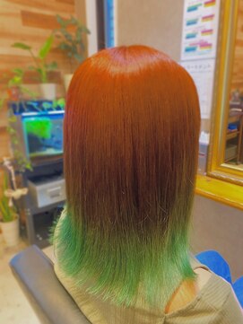 アートヘアージェー(ART HAIR.J) 夏の人気デザート！お客様オーダーカラー
