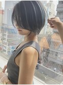 ショートボブ/切りっぱなし/ミニ/ぱつっと/ウルフ/くびれ/元住吉