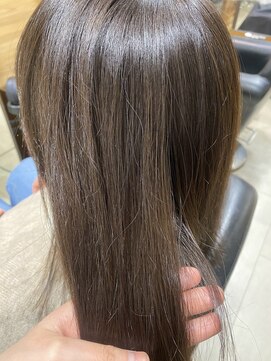 ソワン ドゥ ブレス フラン 東花園店(soin de brace Fran) ブリーチなしグレージュ