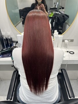 トランス(TRUNS) カット+ケアカラー+髪質改善ULTOWA