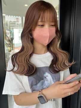 ツキ 横浜店(tuki) インナーカラーケアブリーチイヤリングカラーハイライトレイヤー