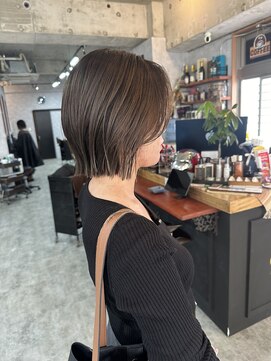 シールドヘアー 沖縄 新都心(C'LD Hair) ぷつっとボブ/切りっぱなしボブ/ストレートボブ/小顔ボブ