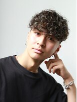 グルーマーズトウキョウ(GROOMER/S TOKYO)&nbsp;スペインカールスパイキーショートブルーブラックメンズ神保町