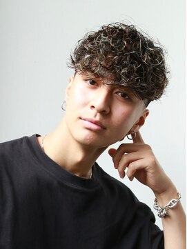 グルーマーズトウキョウ(GROOMER/S TOKYO) スペインカールスパイキーショートブルーブラックメンズ神保町