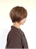 秋に可愛い!ニュアンス柔らかショート