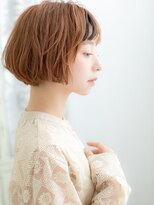 アン 武蔵小杉(un) 武蔵小杉/髪質改善/チェリーブラウン♪丸みショートボブc