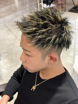 アンククロス 渋谷(ANKH CROSS) メンズメッシュ/メッシュ/短髪/フェード/メンズカット/渋谷