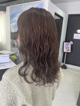 プランタン フォー ヘアー(printemps FOR HAIR) ニュアンスパーマ×ミディアム×モカベージュ
