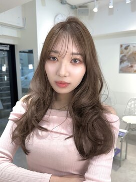 オニキス(ONYX) T40韓国風レイヤーカットブリーチなしダブルカラー透明感表参道