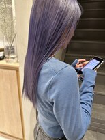 フェンヘアーアイス 中目黒(Fen.hair ici)&nbsp;透明感カラーダブルカラーブリーチブルーパープル