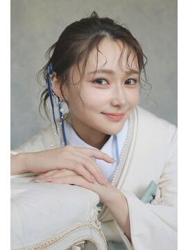 エル セルカ 高田馬場(el CERCA) 浴衣ヘアセット　韓国風カチモリまとめ髪