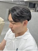 メンズビジネススタイル7:3センターパート20代30代40代