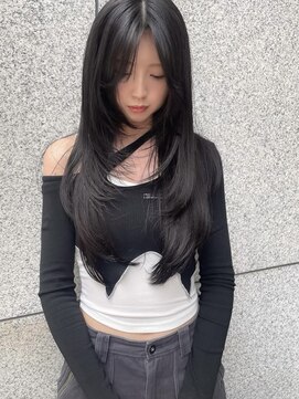 ラキング ギンザ トウキョウ(LAKING GINZA) くびれヘア/アプリコットオレンジ/夏/ハイライトカラー[銀座駅]