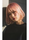 【artslita町田】ボブ/ハイトーン/ピンク/タッセルボブ