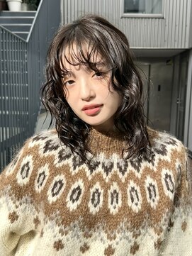 ローネス(LONESS) ウルフパーマ　ボブレイヤー　スパイラルパーマ　時短ヘア